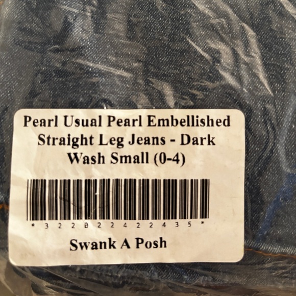 Swank A Posh Per Usual Pearl Jeans - Picture 6 of 11